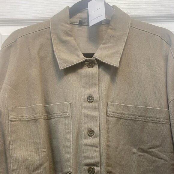 Banana Republic Oversized Twill Shirt– Size Large - Picture 4 of 5